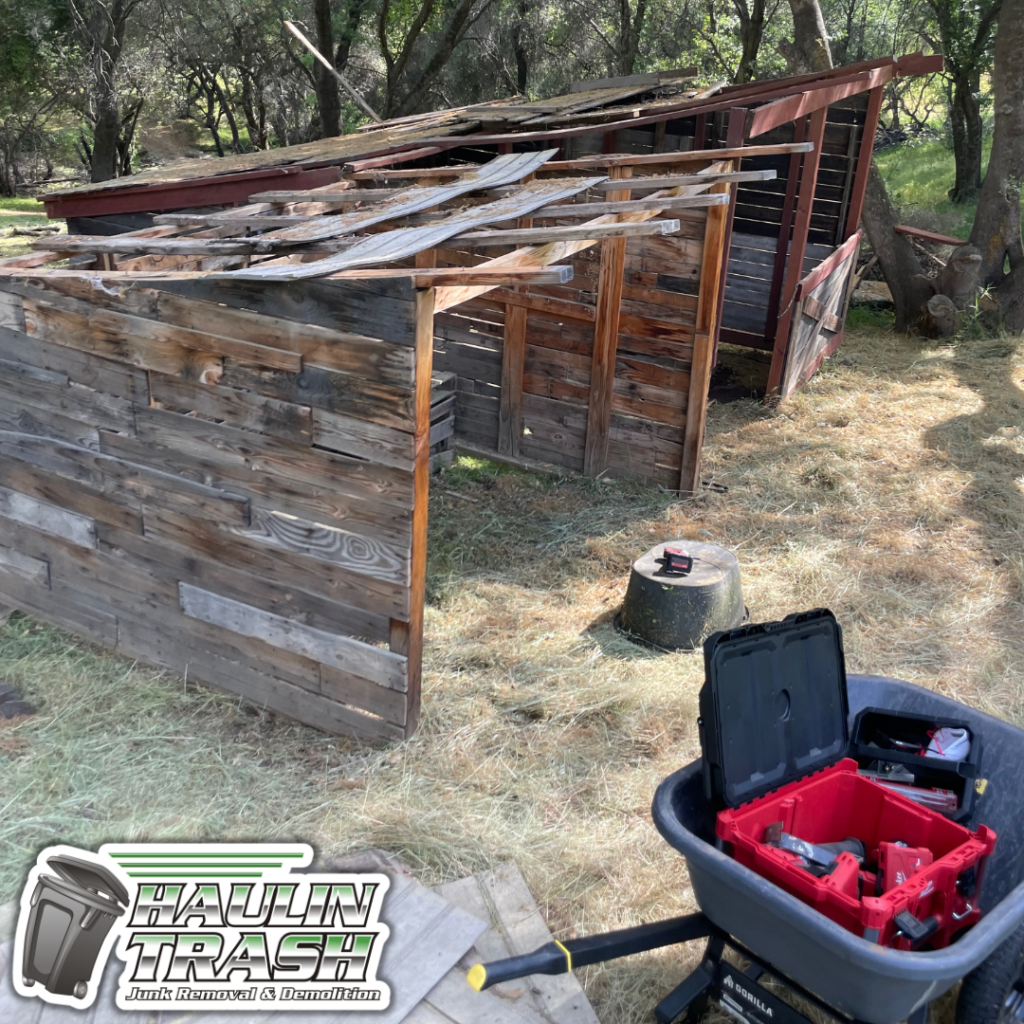 shed demolition in lincoln ca 95648