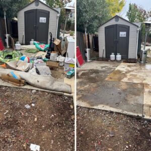 Sideyard Cleanup in Lincoln Crossing