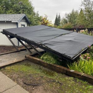 Fallen Pergola Removal in Rocklin